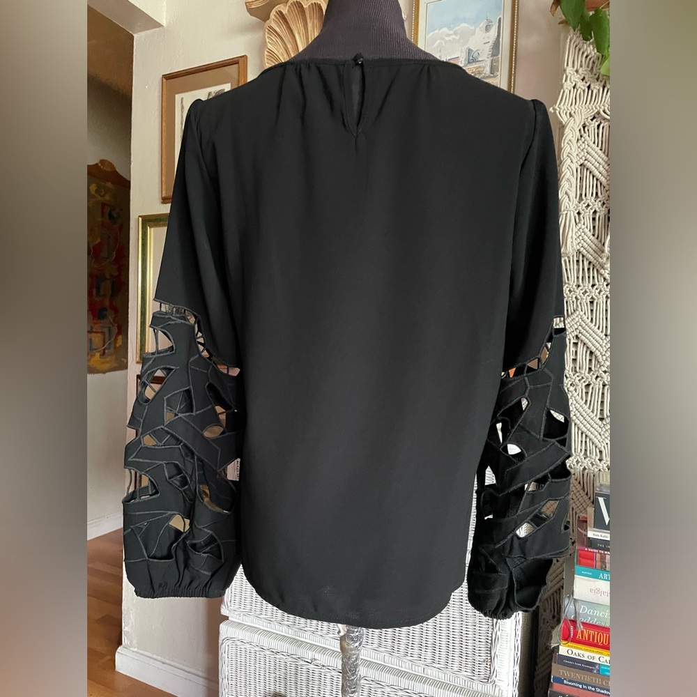 Joie long sleeve black blouse - Picture 7 of 7